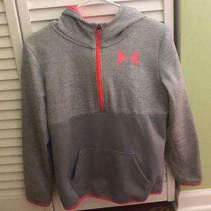 Gray under armour hoodie